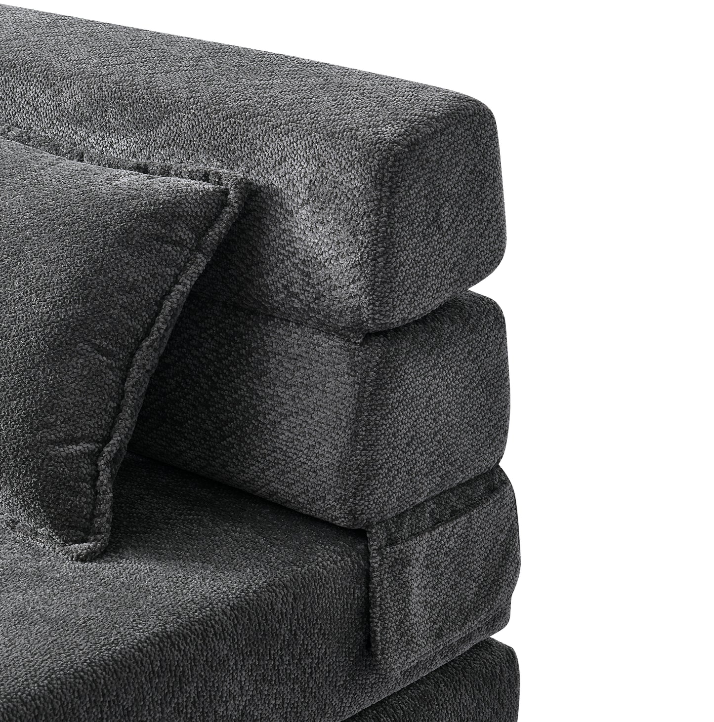 3-in-1 Compressible Sofa Bed with Velcro