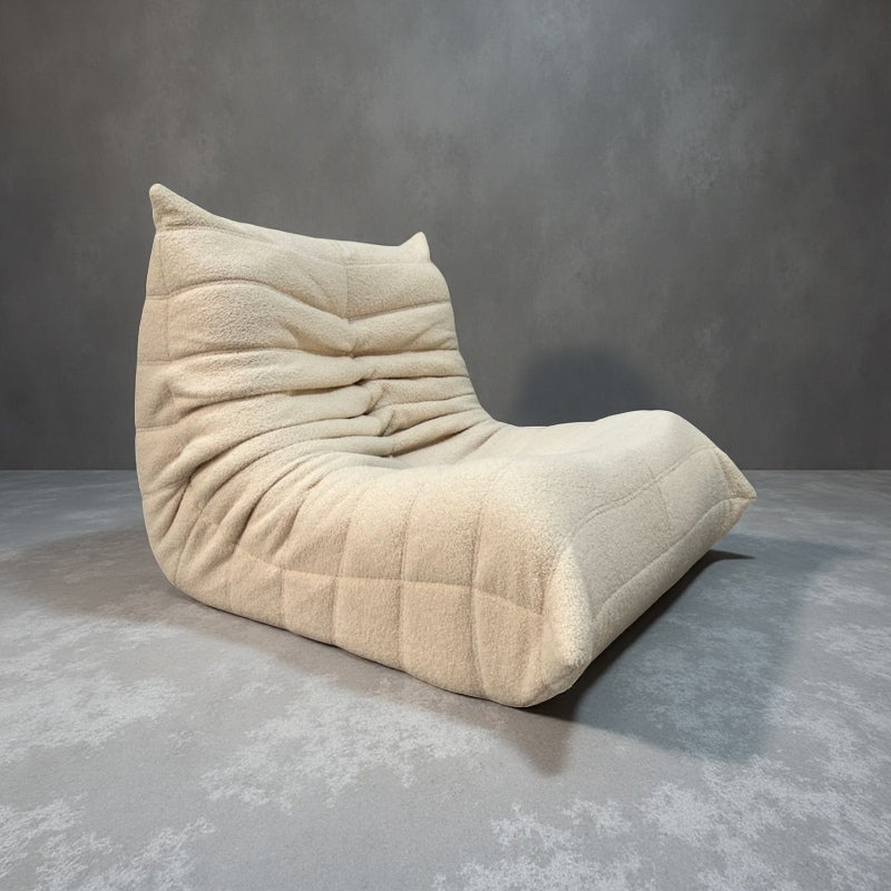 Giant Memory Foam Bean Bag Chair – Faux Fur Fireside Sofa for Adults – Ergonomic Lounger for Living Room, Bedroom, Dorm & Office