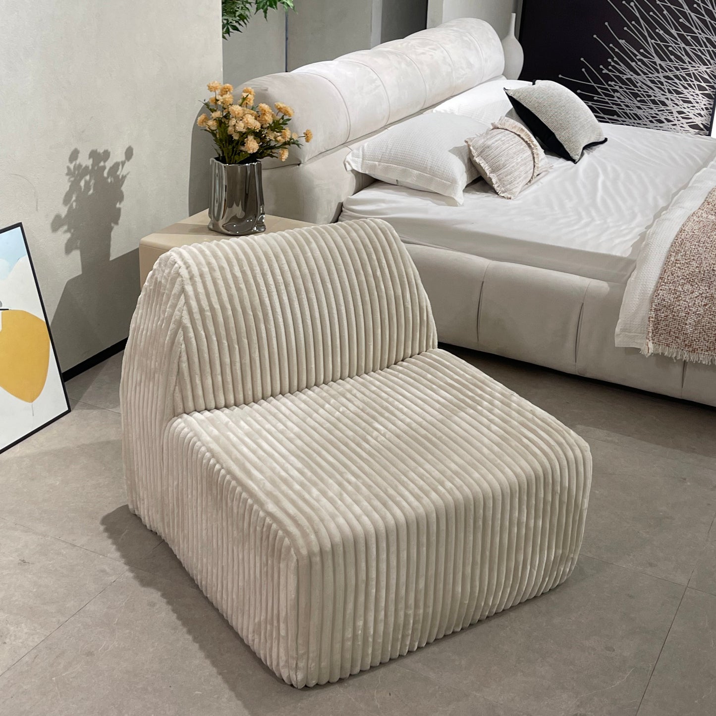 Velvet Instant Single Sofa | Unfolds in 60s, Lasts 10 Years