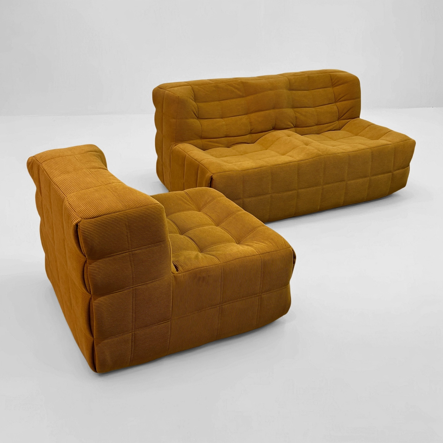 Waffle Sofa Various Fabrics (Single/Double)