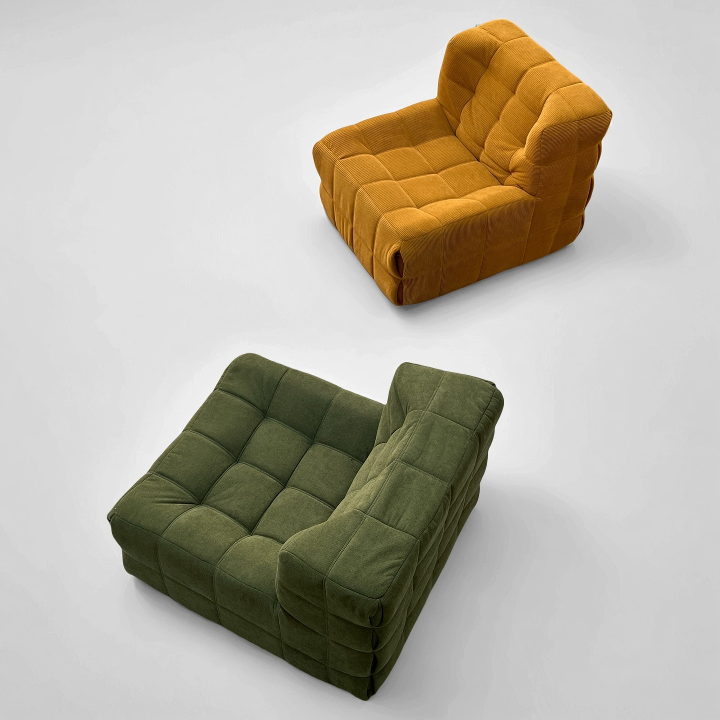 Waffle Sofa Various Fabrics (Single/Double)