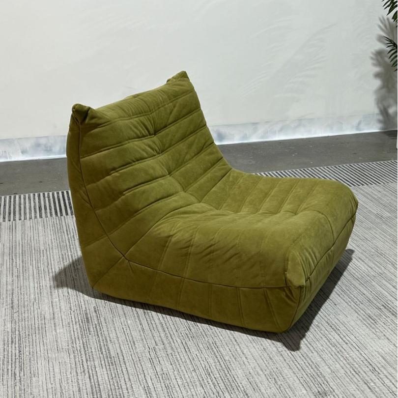 Giant Memory Foam Bean Bag Chair – Faux Fur Fireside Sofa for Adults – Ergonomic Lounger for Living Room, Bedroom, Dorm & Office