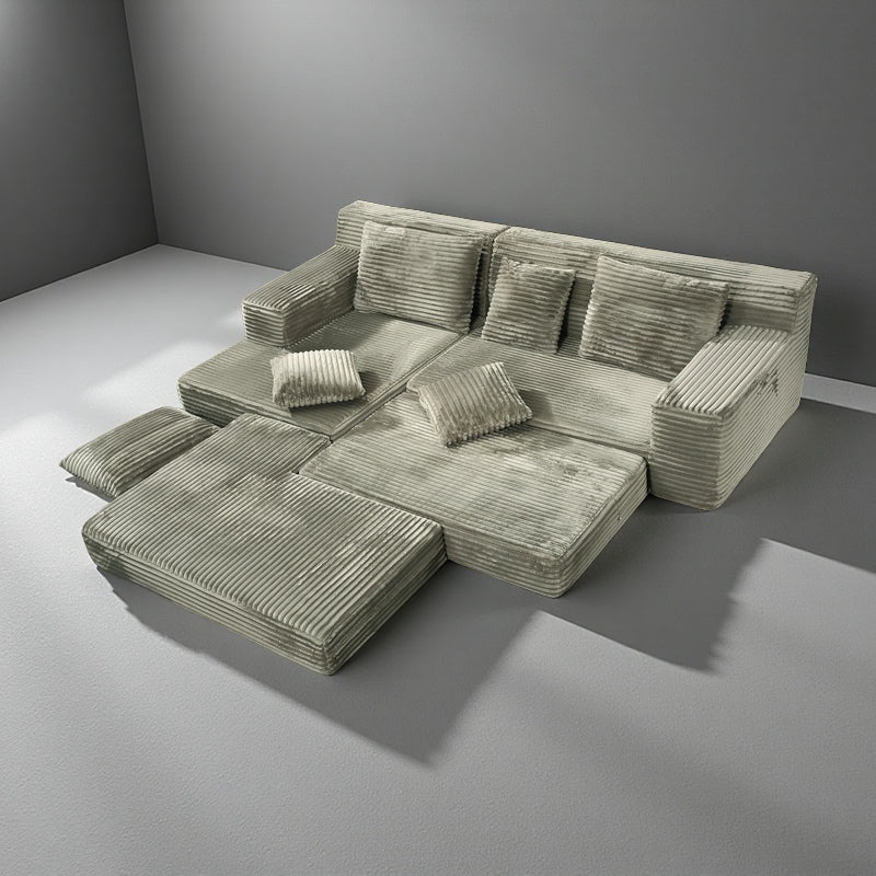 Space-Saving Sofa Bed - Instant Setup Compressed Packaging, 1-Click Convertible Design for Small Spaces