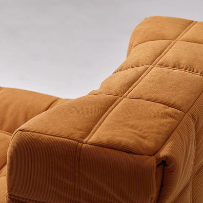 Premium Compressed Sponge Floor Sofa | 3D Honeycomb Fabric & High-Resilience Foam |it's perfect for any living space.