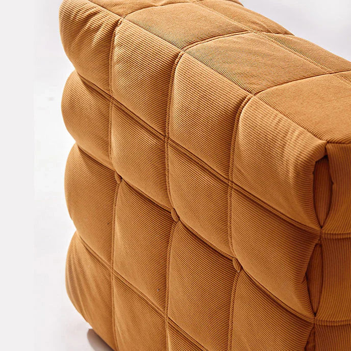 Premium Compressed Sponge Floor Sofa | 3D Honeycomb Fabric & High-Resilience Foam |it's perfect for any living space.