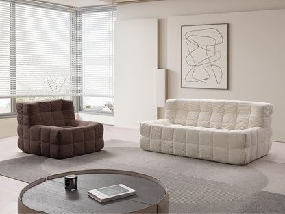 Waffle Sofa Various Fabrics (Single/Double)