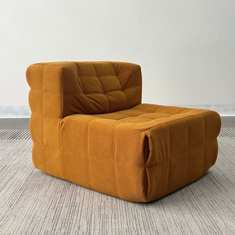 Premium Compressed Sponge Floor Sofa | 3D Honeycomb Fabric & High-Resilience Foam |it's perfect for any living space.
